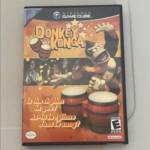 Nintendo GameCube Donkey Konga - Like New Excellent Condition Original